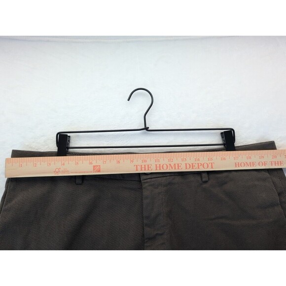MASON'S New York Regular Fit Flat Front Stretch Cotton Pants Mens Sz 58/42 Brown - Picture 3 of 16